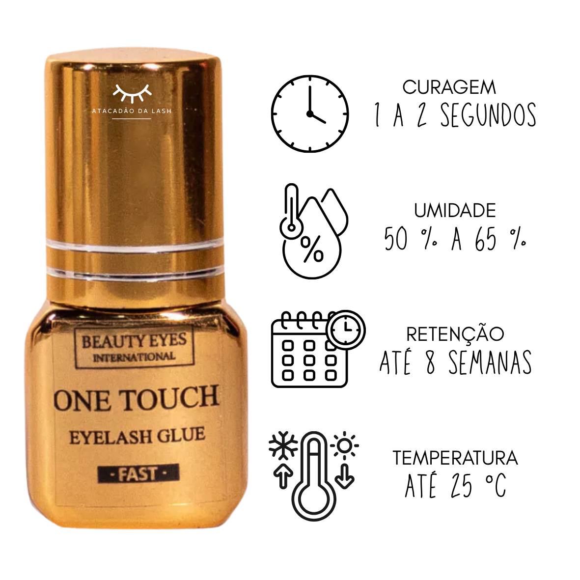 Foto de Cola One Touch Beauty Eyes 2ML [Cód:0673]