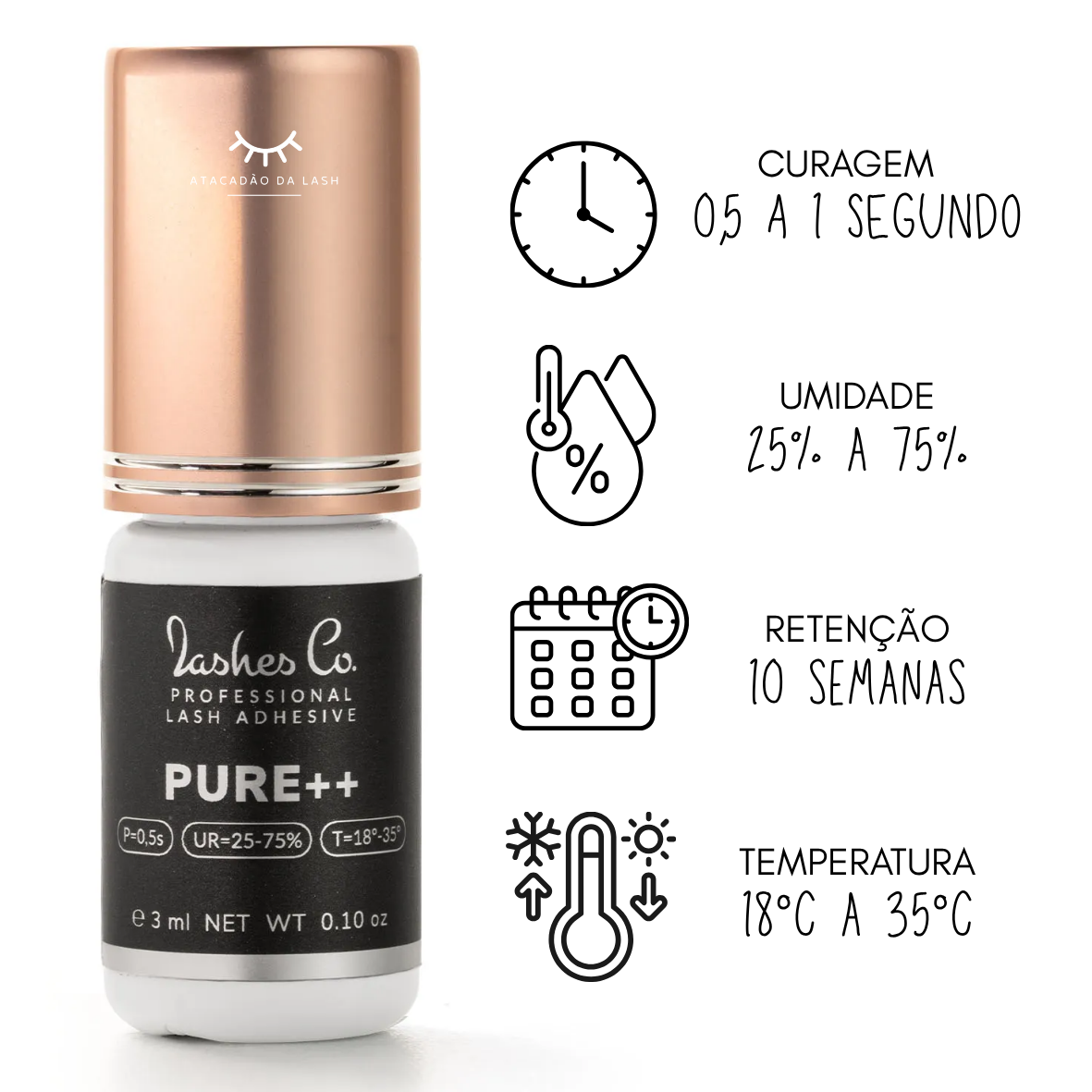 Foto de Cola Pure ++ 3g Lashes Co [Cód:0384]